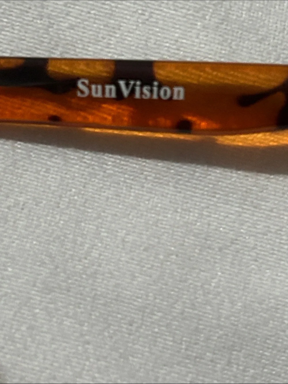 Clear Frame Sunglasses with Tortoiseshell Temples - Dark Green Lenses
